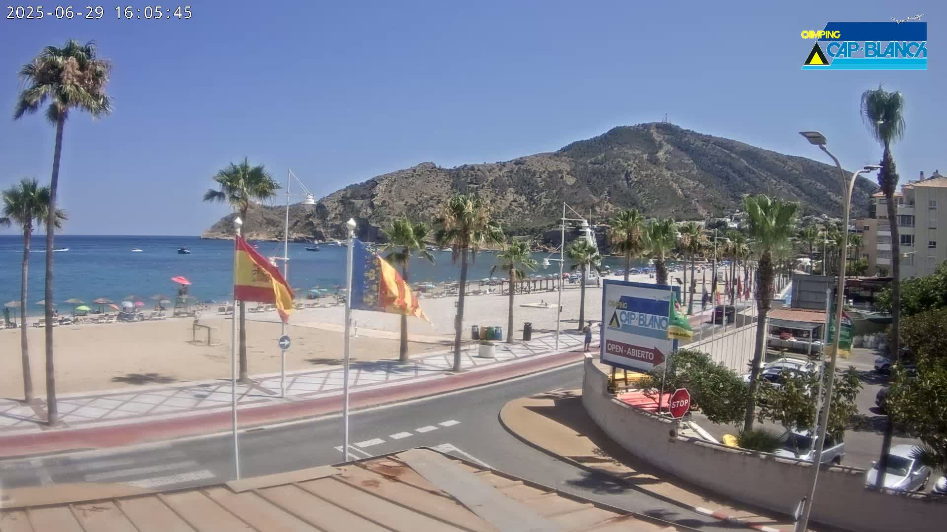 Altea, Albir Beach Live Cam -  Alicante, Valencia, Spain