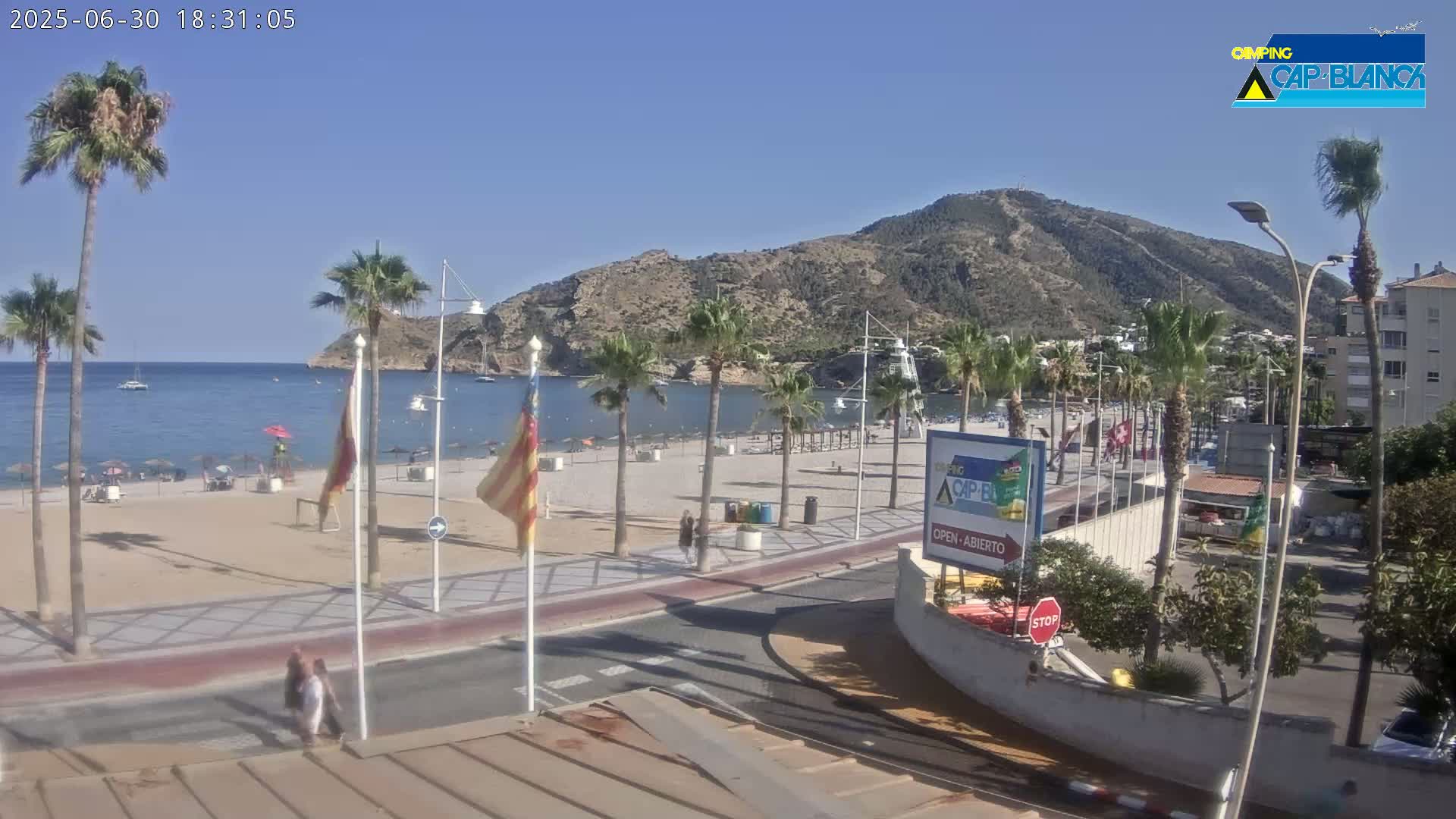 Altea, Albir Beach Live Cam -  Alicante, Valencia, Spain