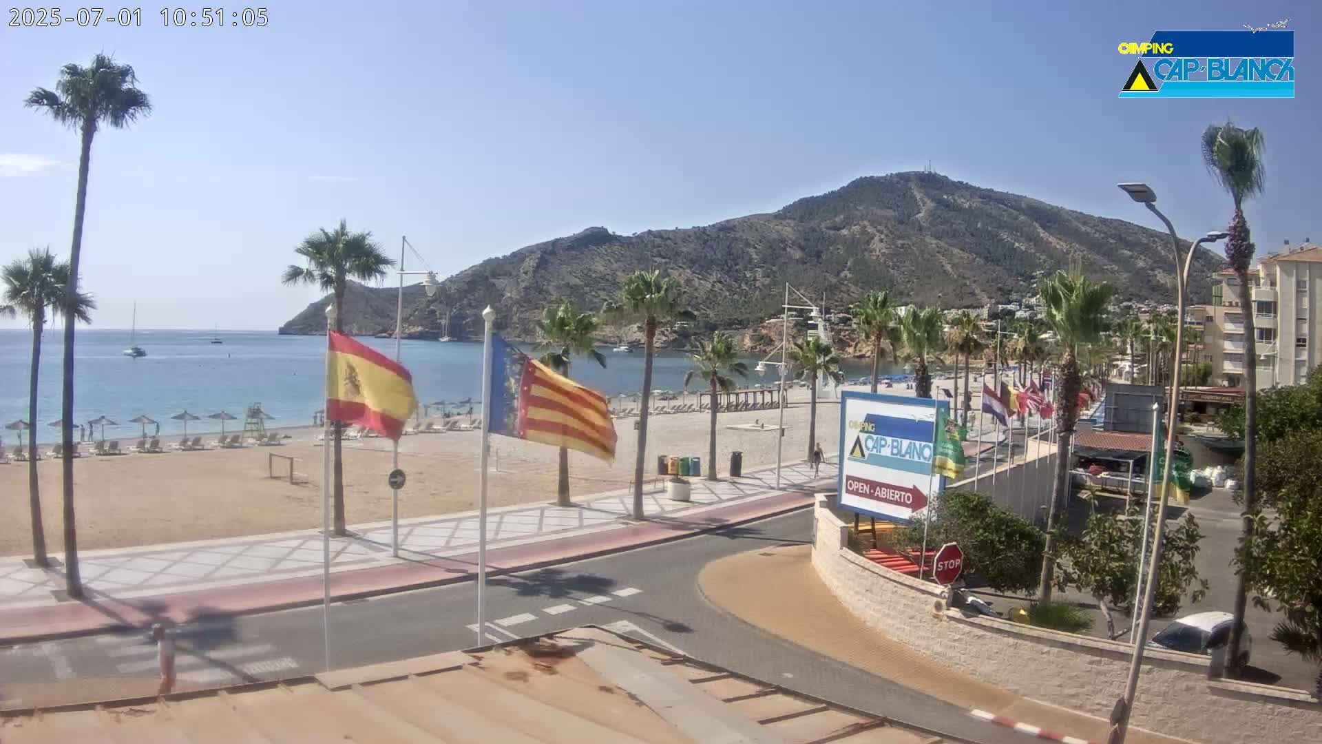 Altea, Albir Beach Live Cam -  Alicante, Valencia, Spain