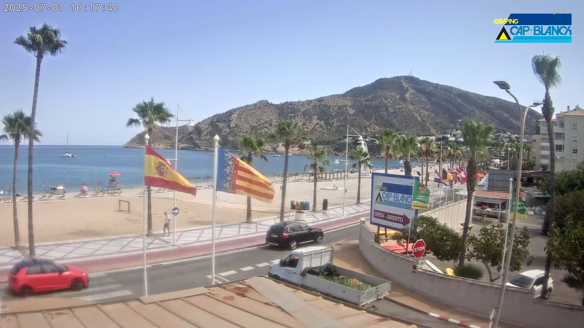 Altea, Albir Beach Live Cam -  Alicante, Valencia, Spain