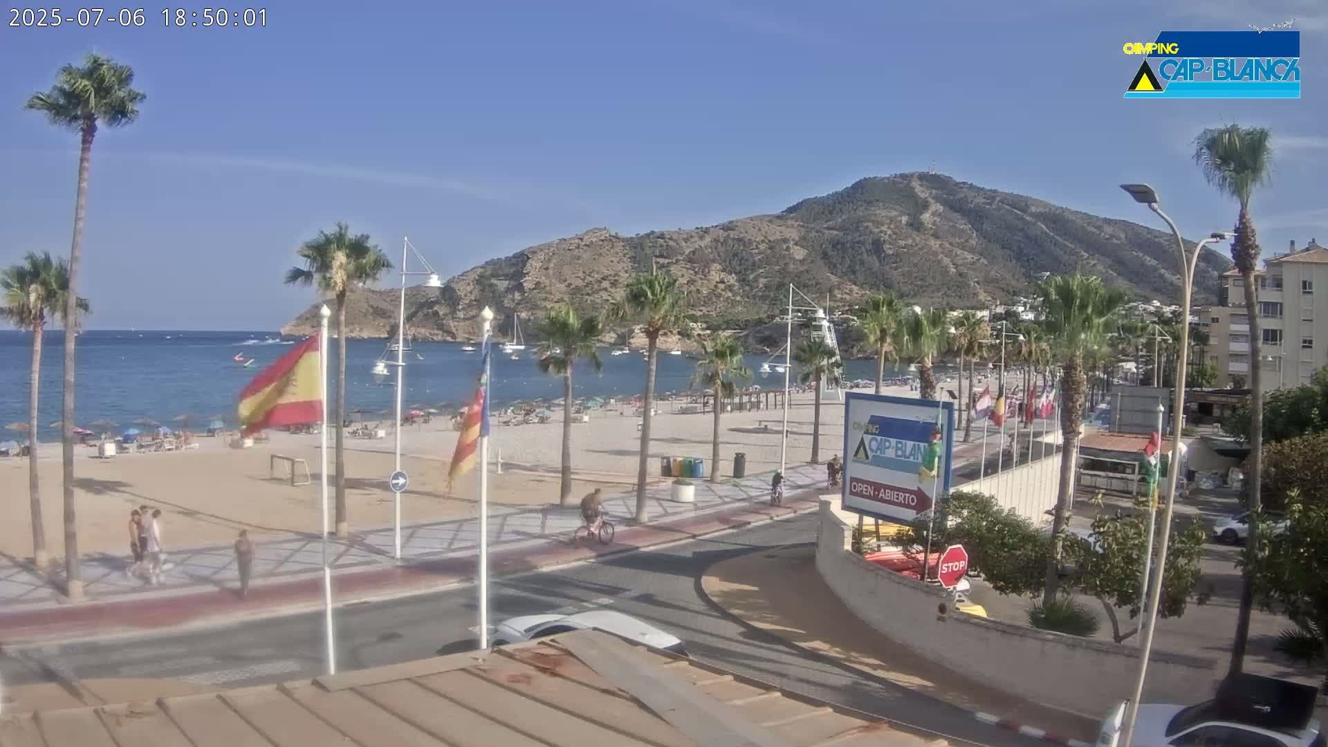 Altea, Albir Beach Live Cam -  Alicante, Valencia, Spain