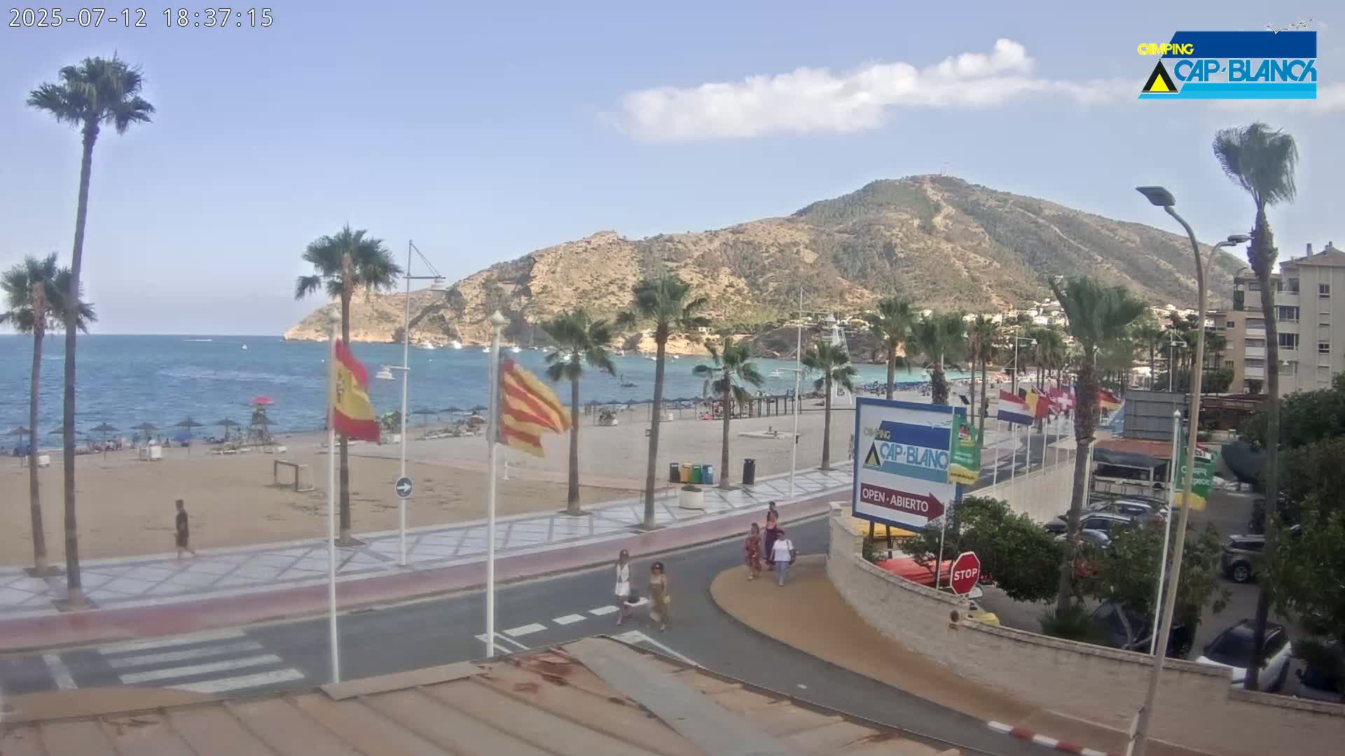 Altea, Albir Beach Live Cam -  Alicante, Valencia, Spain