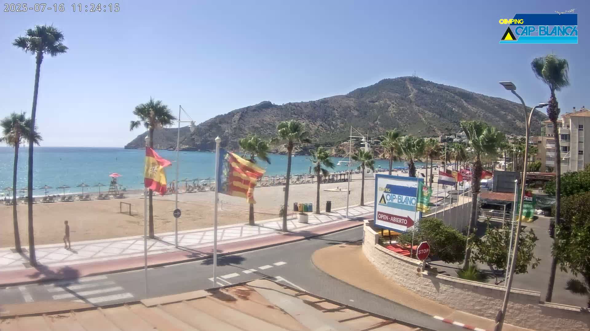 Altea, Albir Beach Live Cam -  Alicante, Valencia, Spain