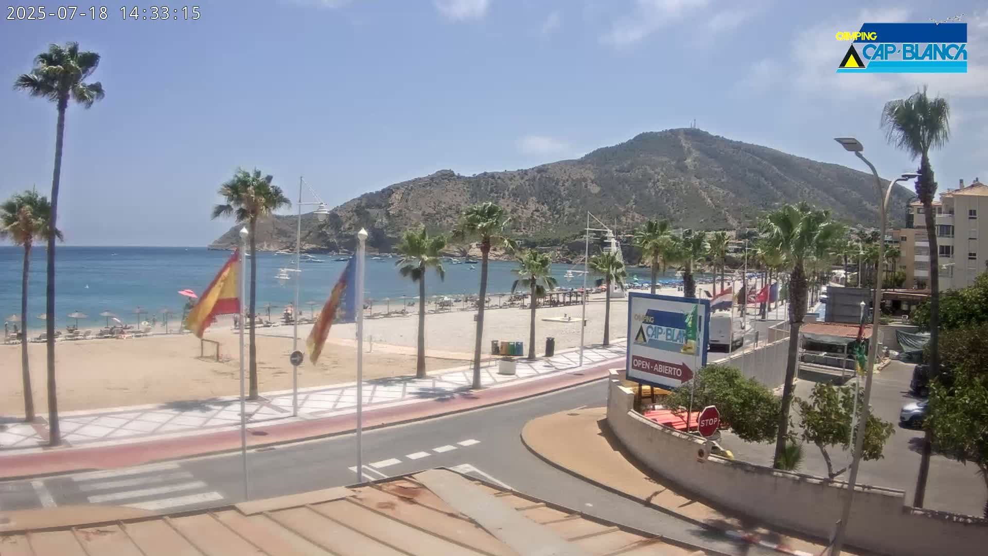 Altea, Albir Beach Live Cam -  Alicante, Valencia, Spain