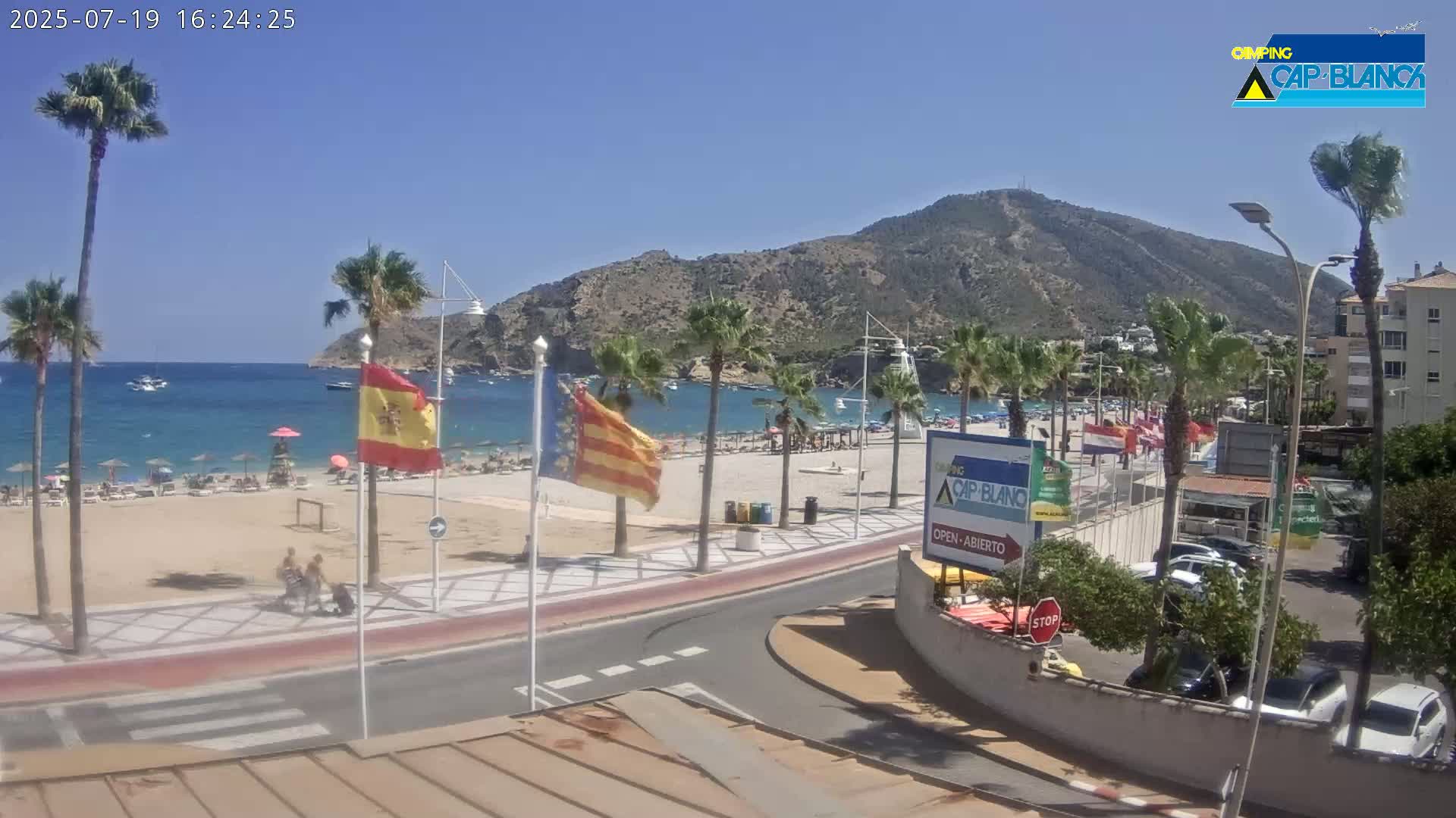 Altea, Albir Beach Live Cam -  Alicante, Valencia, Spain