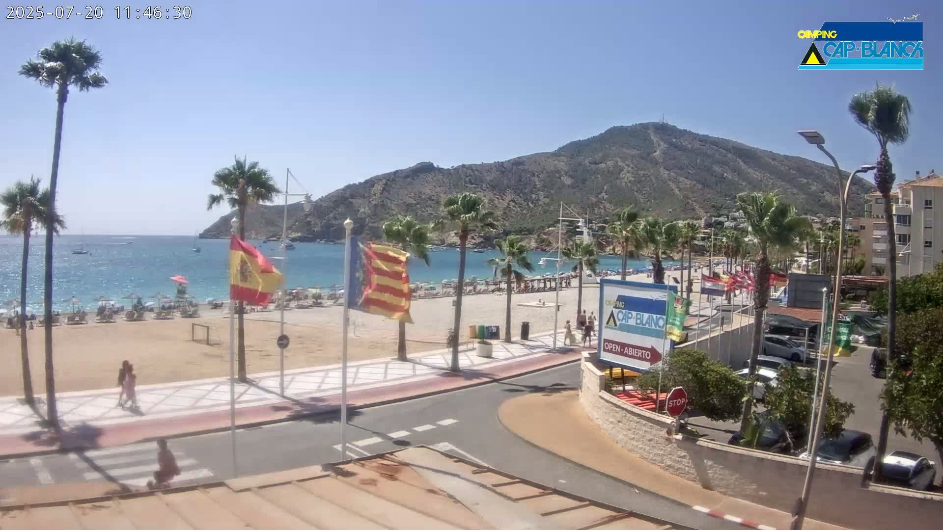 Altea, Albir Beach Live Cam -  Alicante, Valencia, Spain