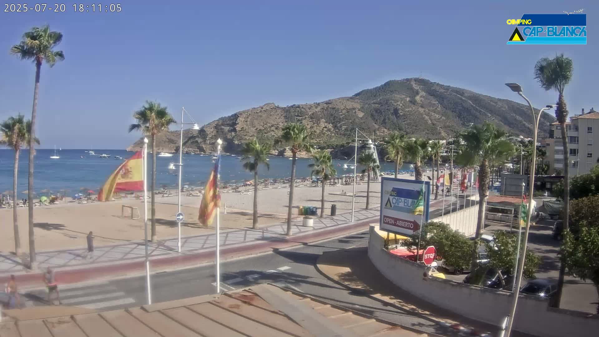 Altea, Albir Beach Live Cam -  Alicante, Valencia, Spain