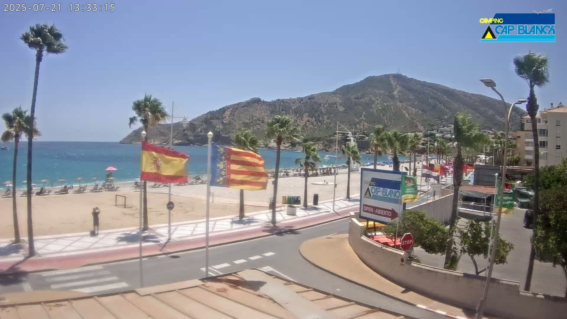 Altea, Albir Beach Live Cam -  Alicante, Valencia, Spain