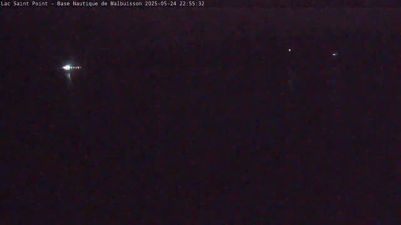 Malbuisson, Lac Saint Point Lake from Base Nautique de Malbuisson Nautical Base Live Cam -  Pontarlier, Doubs, Bourgogne-Franche-Comté, France