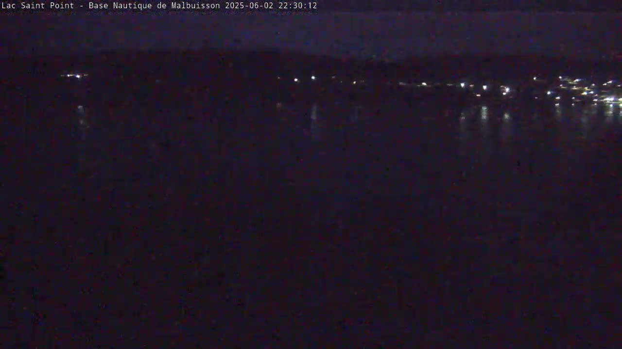 Malbuisson, Lac Saint Point Lake from Base Nautique de Malbuisson Nautical Base Live Cam -  Pontarlier, Doubs, Bourgogne-Franche-Comté, France