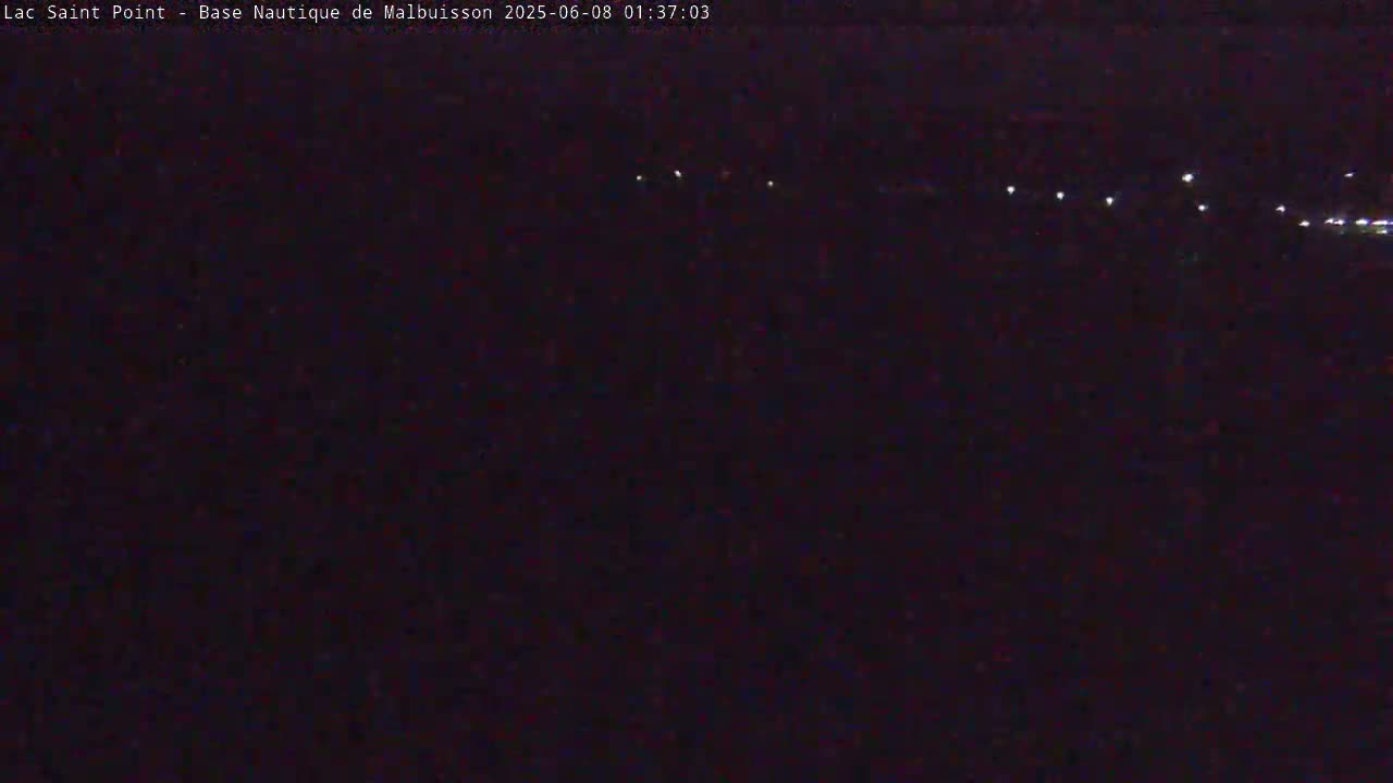 Malbuisson, Lac Saint Point Lake from Base Nautique de Malbuisson Nautical Base Live Cam -  Pontarlier, Doubs, Bourgogne-Franche-Comté, France