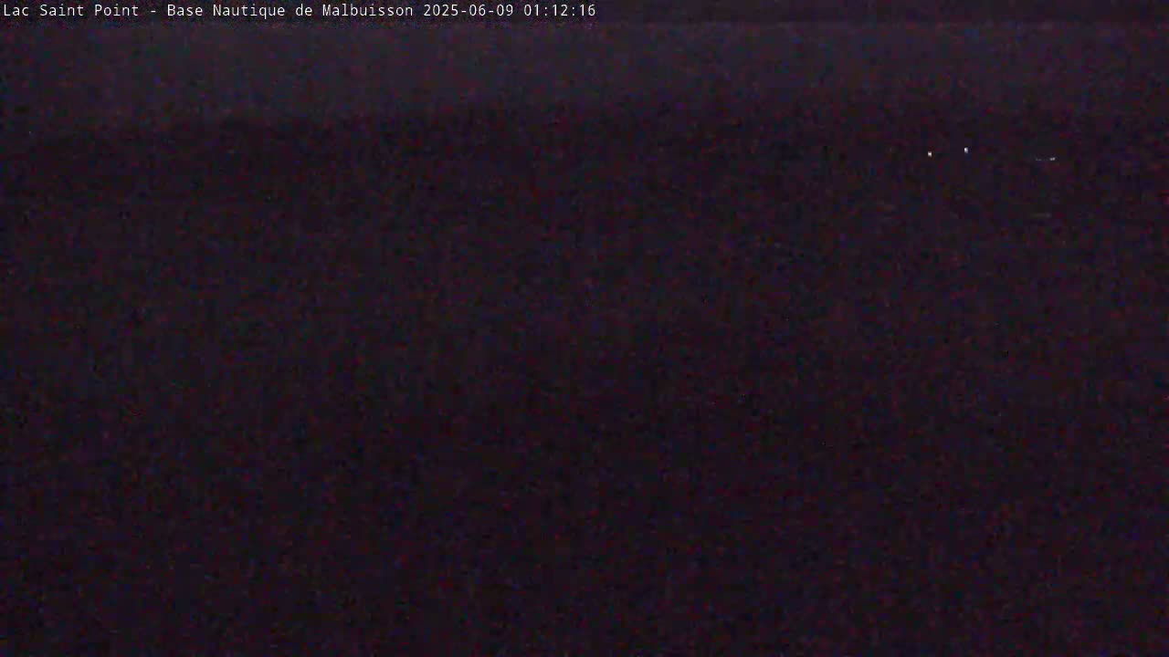 Malbuisson, Lac Saint Point Lake from Base Nautique de Malbuisson Nautical Base Live Cam -  Pontarlier, Doubs, Bourgogne-Franche-Comté, France