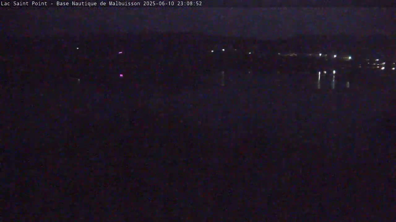 Malbuisson, Lac Saint Point Lake from Base Nautique de Malbuisson Nautical Base Live Cam -  Pontarlier, Doubs, Bourgogne-Franche-Comté, France