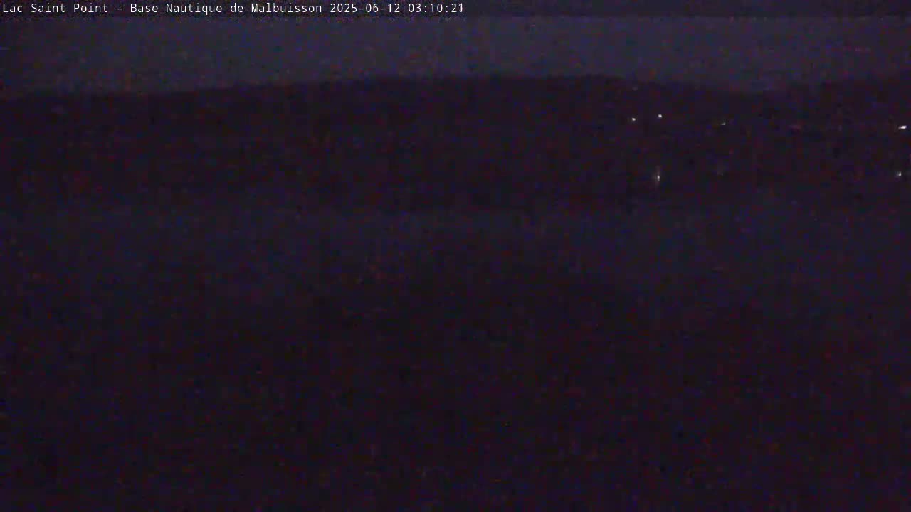 Malbuisson, Lac Saint Point Lake from Base Nautique de Malbuisson Nautical Base Live Cam -  Pontarlier, Doubs, Bourgogne-Franche-Comté, France