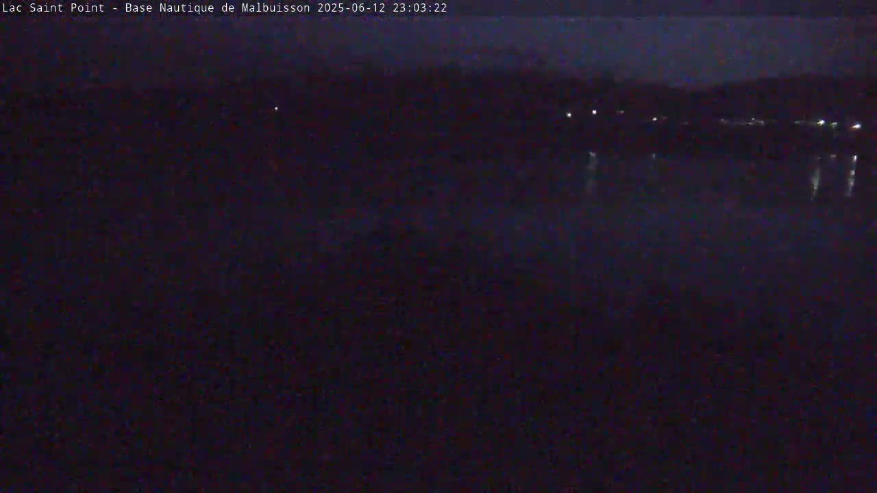 Malbuisson, Lac Saint Point Lake from Base Nautique de Malbuisson Nautical Base Live Cam -  Pontarlier, Doubs, Bourgogne-Franche-Comté, France