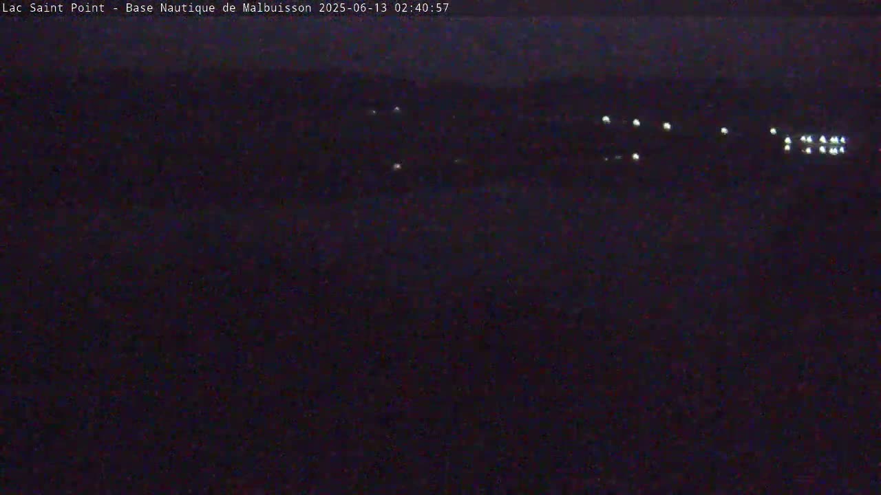 Malbuisson, Lac Saint Point Lake from Base Nautique de Malbuisson Nautical Base Live Cam -  Pontarlier, Doubs, Bourgogne-Franche-Comté, France