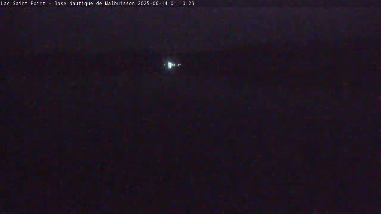 Malbuisson, Lac Saint Point Lake from Base Nautique de Malbuisson Nautical Base Live Cam -  Pontarlier, Doubs, Bourgogne-Franche-Comté, France