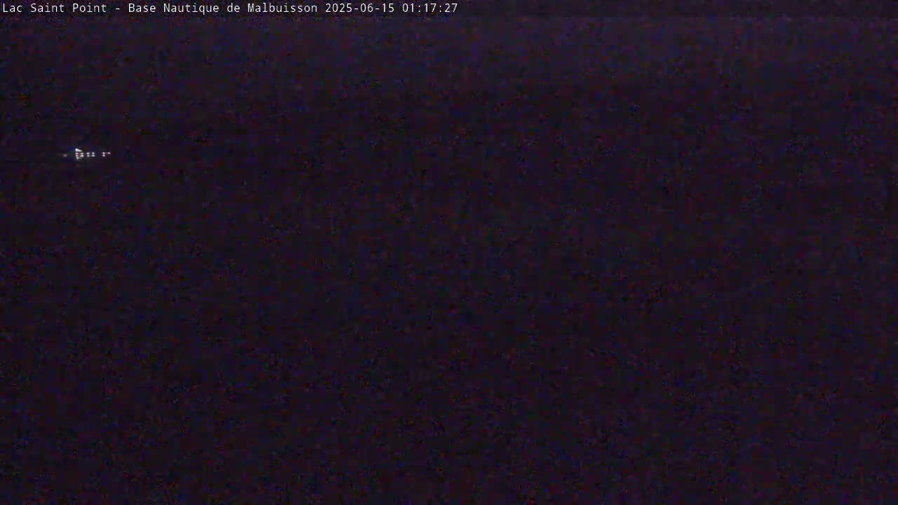 Malbuisson, Lac Saint Point Lake from Base Nautique de Malbuisson Nautical Base Live Cam -  Pontarlier, Doubs, Bourgogne-Franche-Comté, France