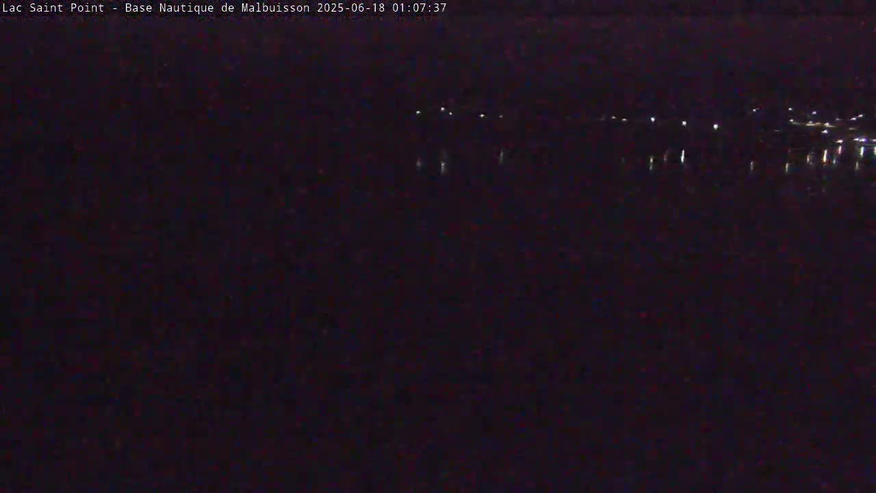Malbuisson, Lac Saint Point Lake from Base Nautique de Malbuisson Nautical Base Live Cam -  Pontarlier, Doubs, Bourgogne-Franche-Comté, France