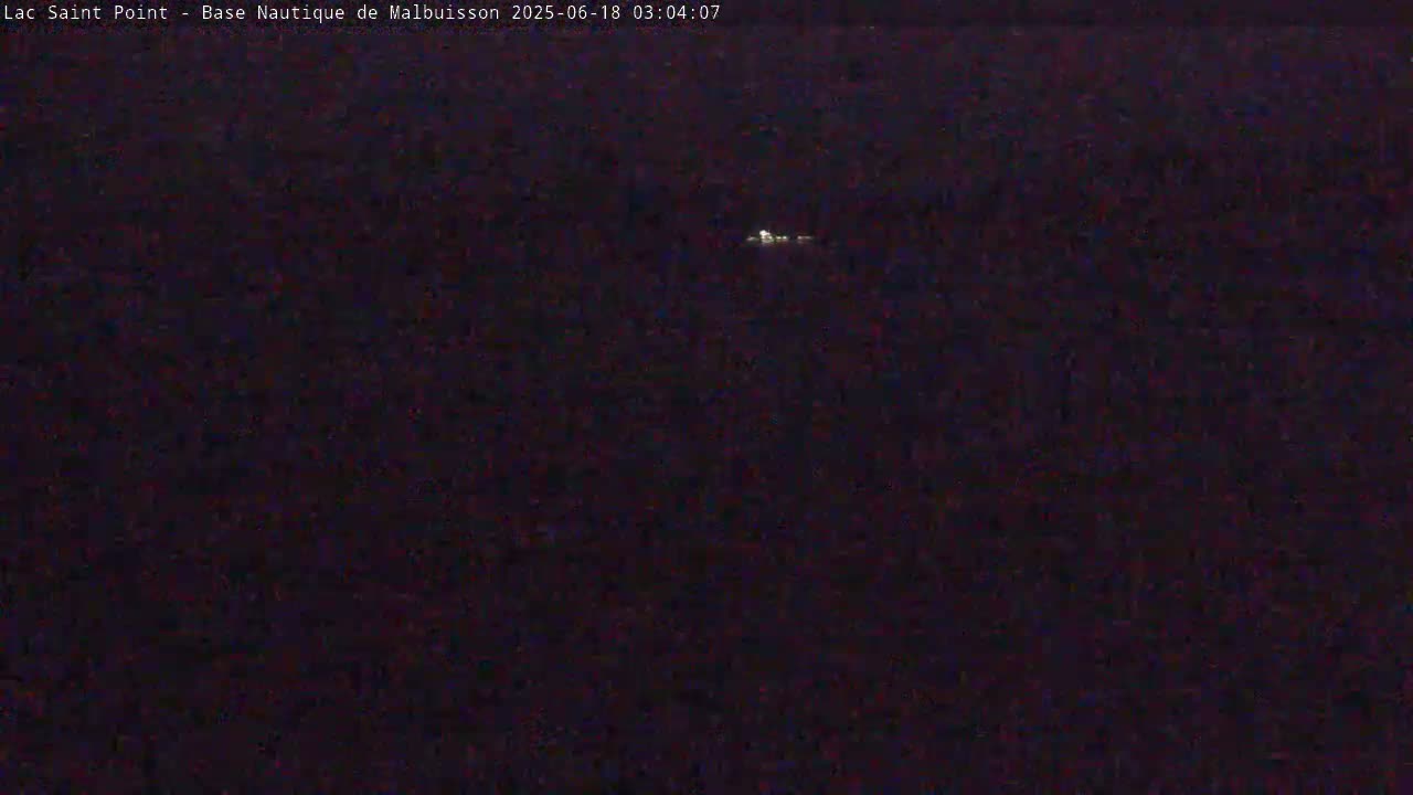 Malbuisson, Lac Saint Point Lake from Base Nautique de Malbuisson Nautical Base Live Cam -  Pontarlier, Doubs, Bourgogne-Franche-Comté, France