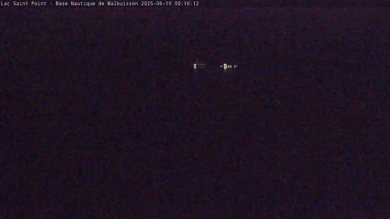 Malbuisson, Lac Saint Point Lake from Base Nautique de Malbuisson Nautical Base Live Cam -  Pontarlier, Doubs, Bourgogne-Franche-Comté, France