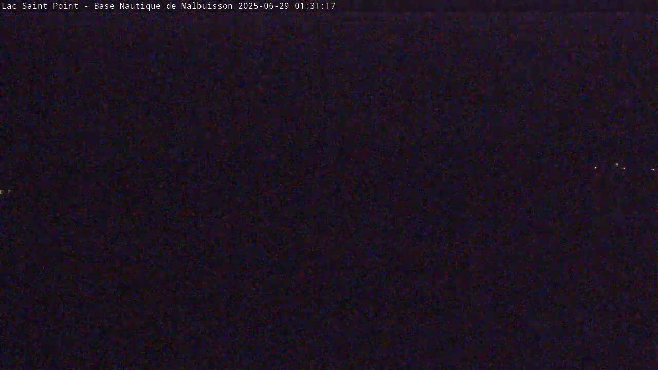 Malbuisson, Lac Saint Point Lake from Base Nautique de Malbuisson Nautical Base Live Cam -  Pontarlier, Doubs, Bourgogne-Franche-Comté, France
