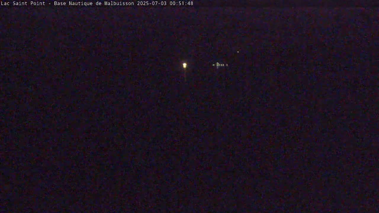 Malbuisson, Lac Saint Point Lake from Base Nautique de Malbuisson Nautical Base Live Cam -  Pontarlier, Doubs, Bourgogne-Franche-Comté, France
