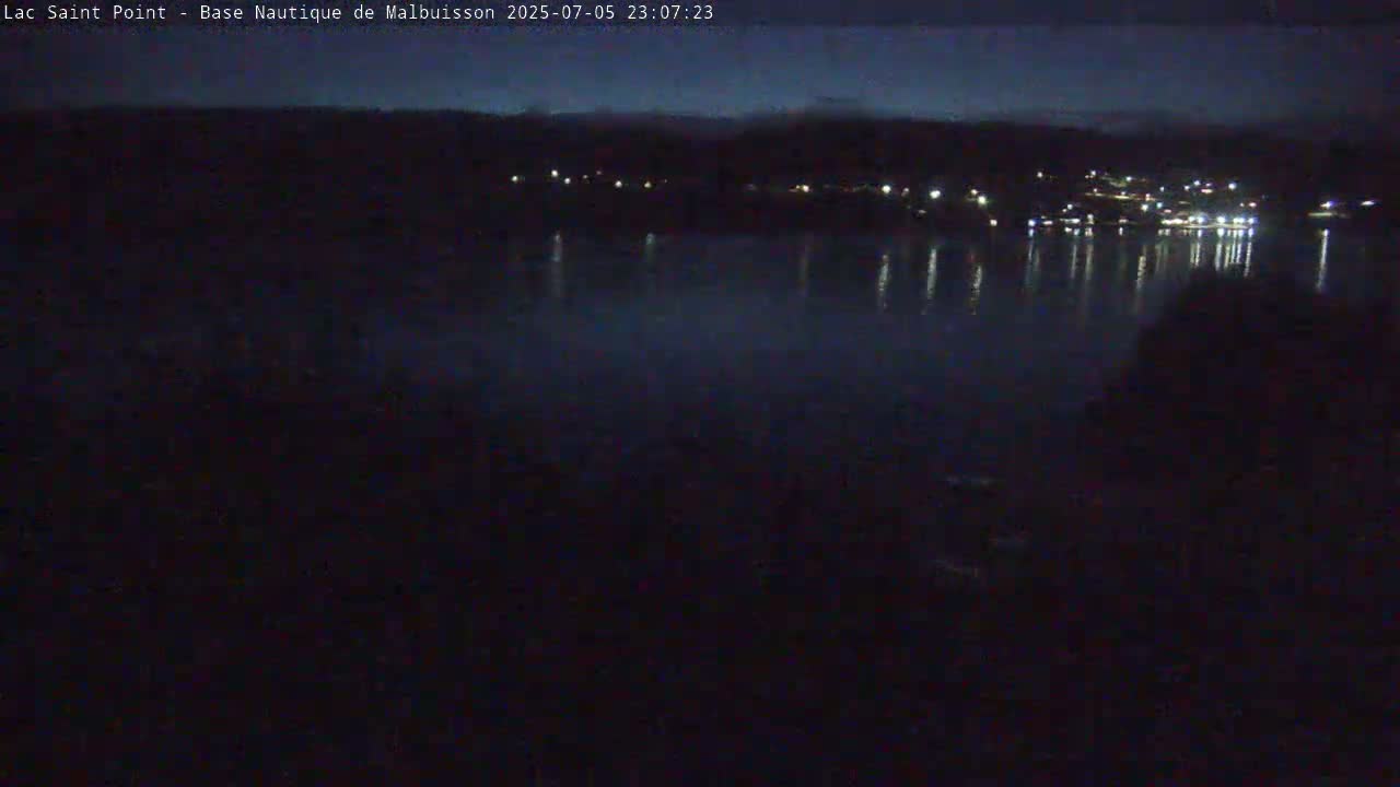 Malbuisson, Lac Saint Point Lake from Base Nautique de Malbuisson Nautical Base Live Cam -  Pontarlier, Doubs, Bourgogne-Franche-Comté, France