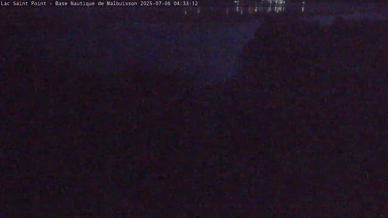 Malbuisson, Lac Saint Point Lake from Base Nautique de Malbuisson Nautical Base Live Cam -  Pontarlier, Doubs, Bourgogne-Franche-Comté, France