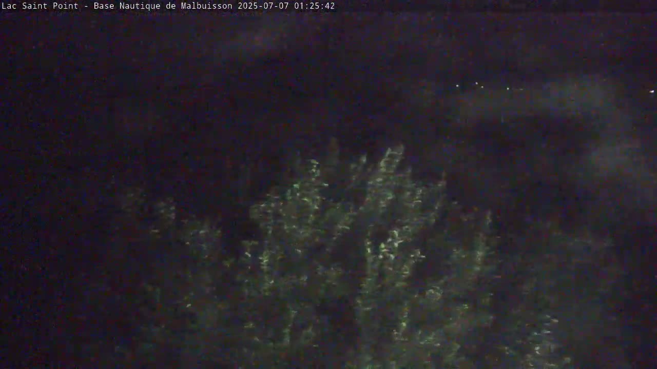 Malbuisson, Lac Saint Point Lake from Base Nautique de Malbuisson Nautical Base Live Cam -  Pontarlier, Doubs, Bourgogne-Franche-Comté, France