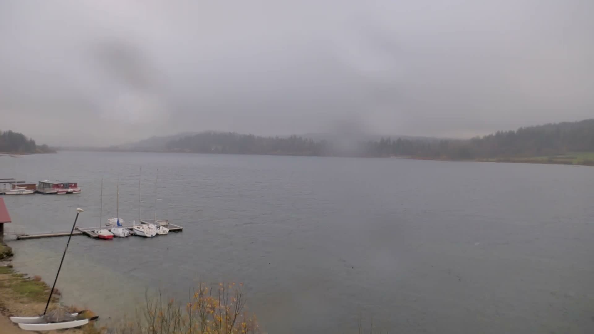 Malbuisson, Lac Saint Point Lake from Base Nautique de Malbuisson Nautical Base Live Cam -  Pontarlier, Doubs, Bourgogne-Franche-Comté, France