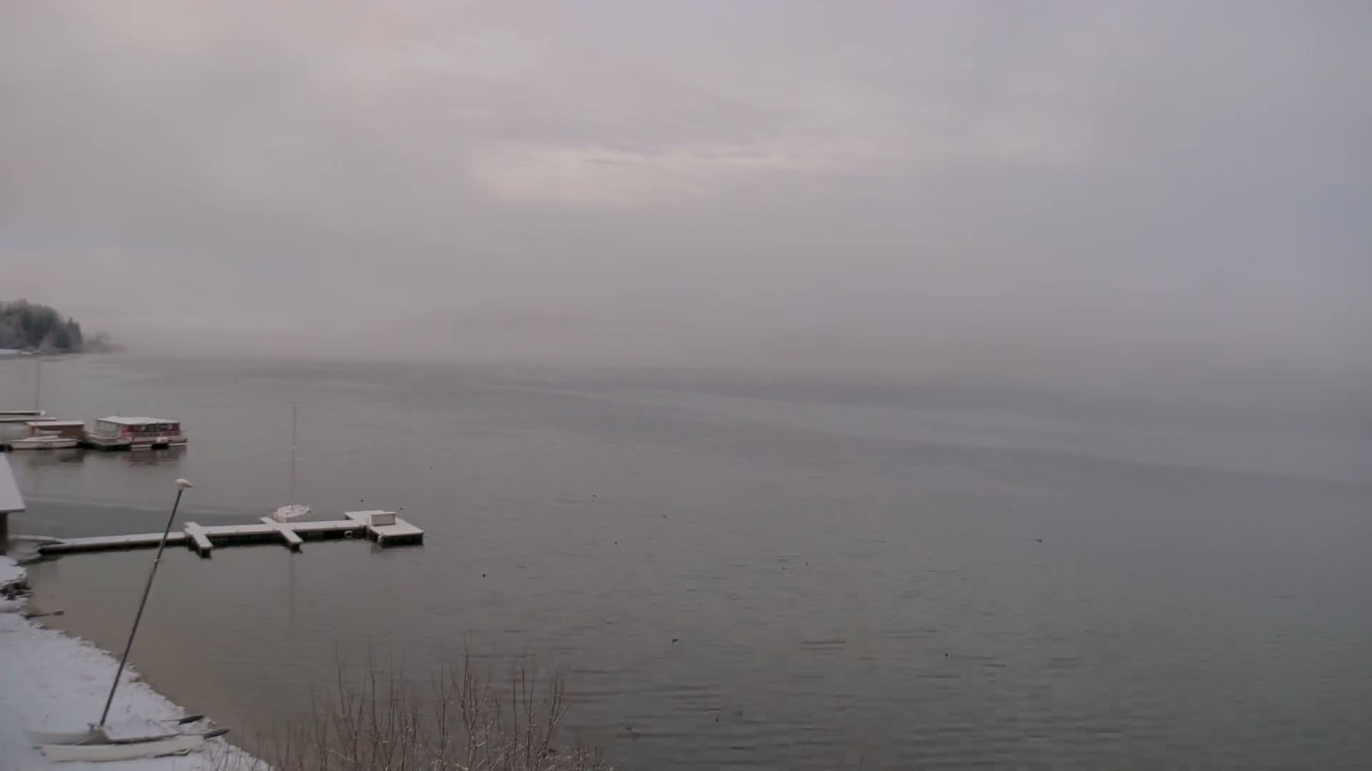 Malbuisson, Lac Saint Point Lake from Base Nautique de Malbuisson Nautical Base Live Cam -  Pontarlier, Doubs, Bourgogne-Franche-Comté, France