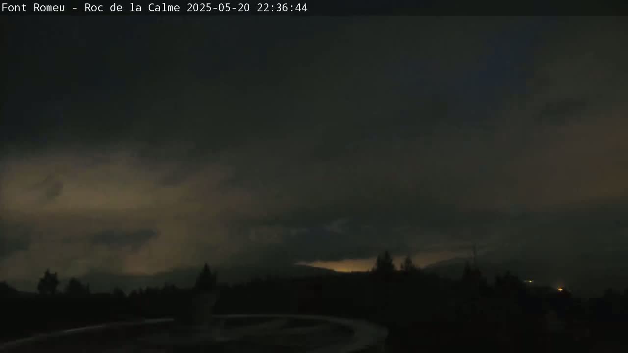 Font Romeu,  Haut du Roc de la Calme (Summit of the Rock of Calm) Live Cam - Prades, Pyrenees-Orientales, Occitanie, France