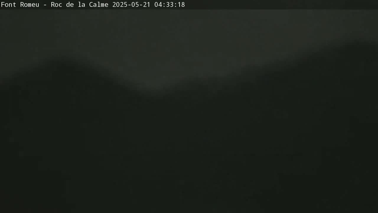 Font Romeu,  Haut du Roc de la Calme (Summit of the Rock of Calm) Live Cam - Prades, Pyrenees-Orientales, Occitanie, France