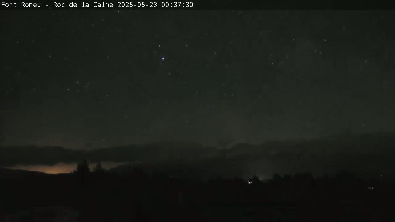 Font Romeu,  Haut du Roc de la Calme (Summit of the Rock of Calm) Live Cam - Prades, Pyrenees-Orientales, Occitanie, France
