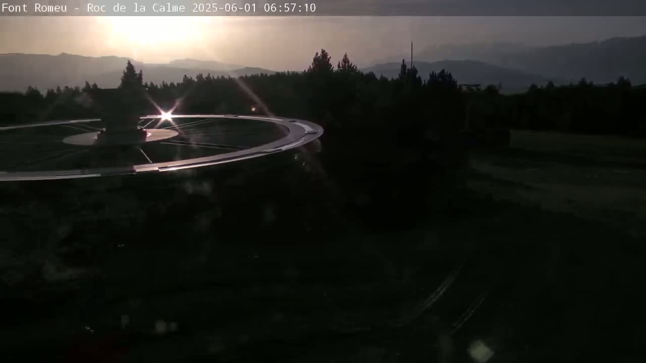 Font Romeu,  Haut du Roc de la Calme (Summit of the Rock of Calm) Live Cam - Prades, Pyrenees-Orientales, Occitanie, France