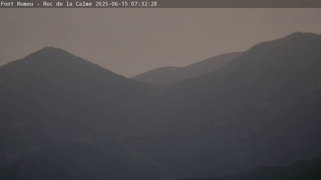 Font Romeu,  Haut du Roc de la Calme (Summit of the Rock of Calm) Live Cam - Prades, Pyrenees-Orientales, Occitanie, France