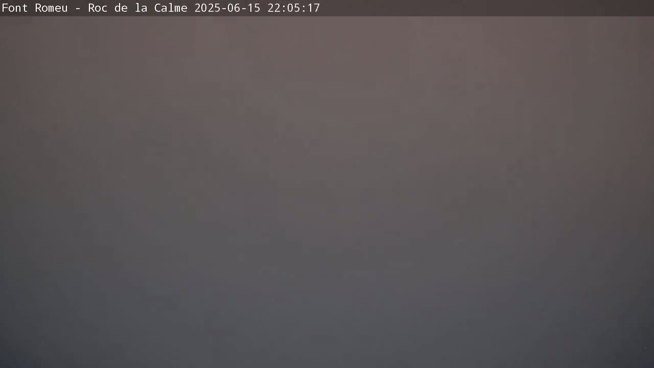 Font Romeu,  Haut du Roc de la Calme (Summit of the Rock of Calm) Live Cam - Prades, Pyrenees-Orientales, Occitanie, France