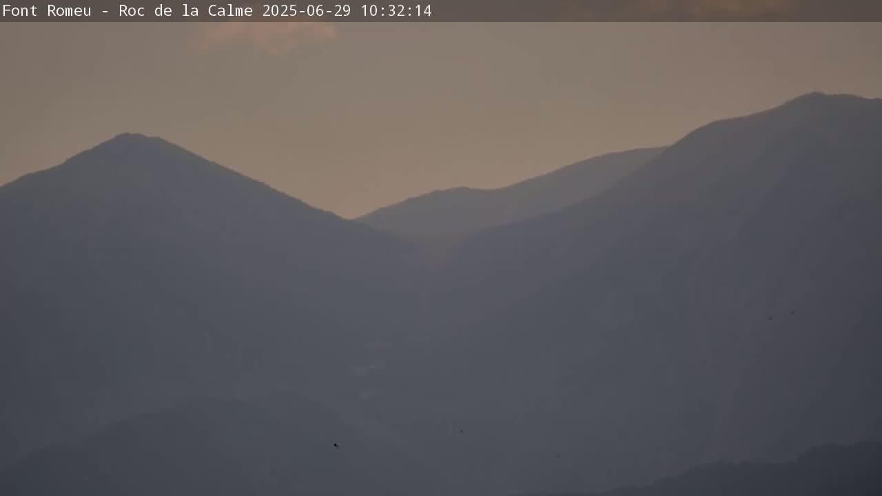 Font Romeu,  Haut du Roc de la Calme (Summit of the Rock of Calm) Live Cam - Prades, Pyrenees-Orientales, Occitanie, France