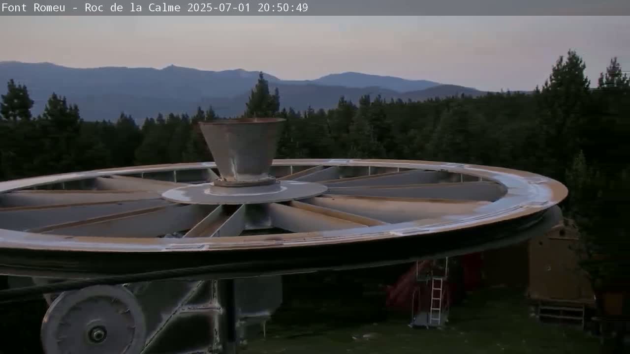 Font Romeu,  Haut du Roc de la Calme (Summit of the Rock of Calm) Live Cam - Prades, Pyrenees-Orientales, Occitanie, France