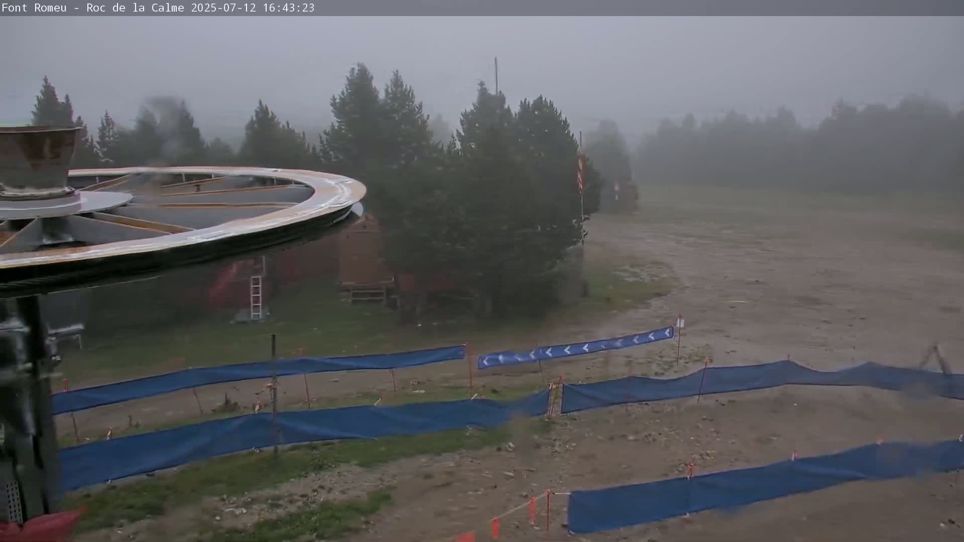 Font Romeu,  Haut du Roc de la Calme (Summit of the Rock of Calm) Live Cam - Prades, Pyrenees-Orientales, Occitanie, France