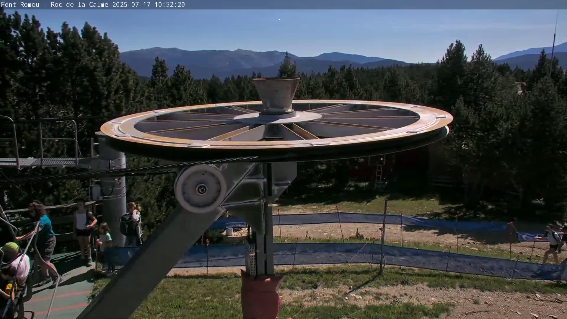 Font Romeu,  Haut du Roc de la Calme (Summit of the Rock of Calm) Live Cam - Prades, Pyrenees-Orientales, Occitanie, France