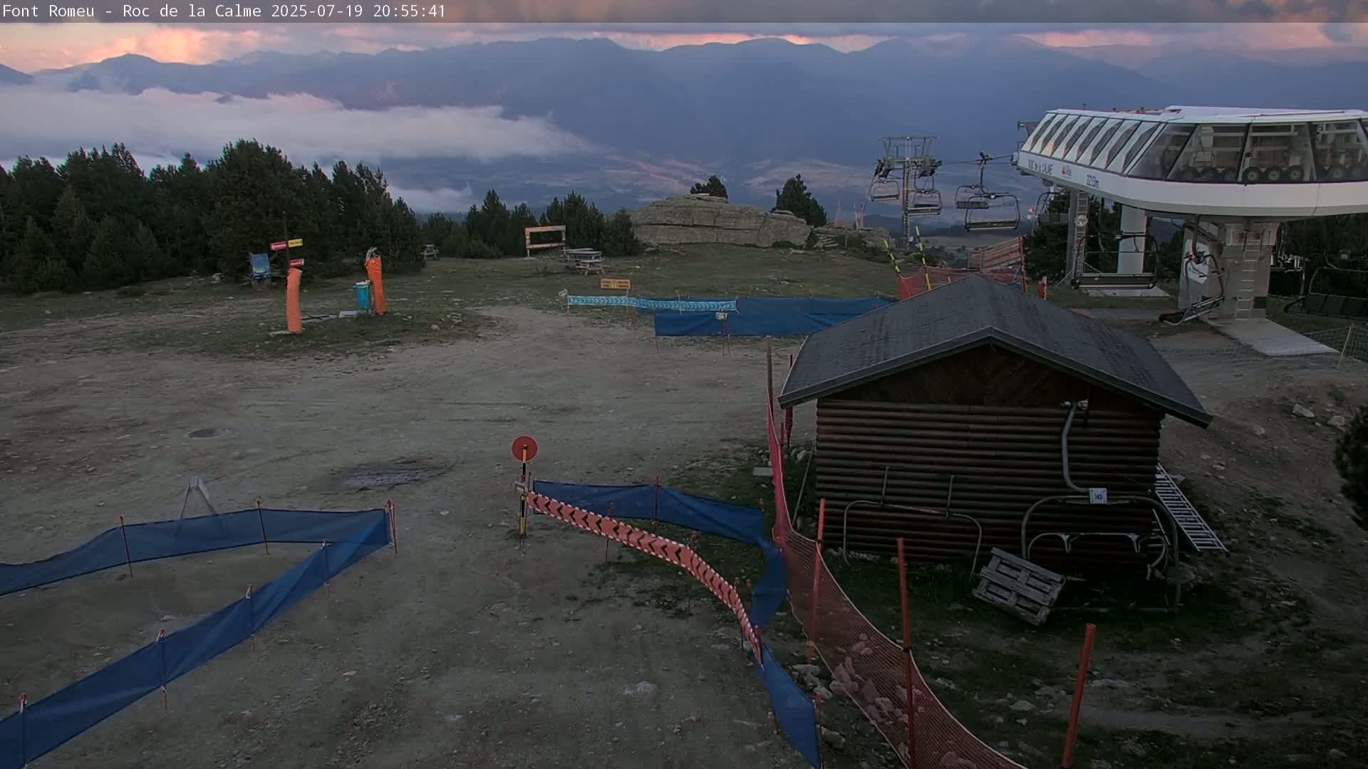 Font Romeu,  Haut du Roc de la Calme (Summit of the Rock of Calm) Live Cam - Prades, Pyrenees-Orientales, Occitanie, France