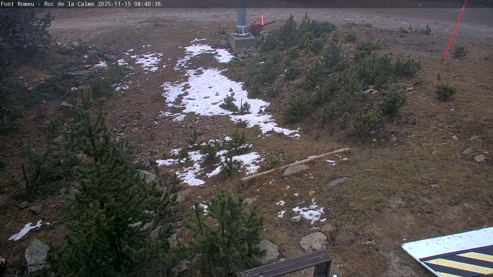 Font Romeu,  Haut du Roc de la Calme (Summit of the Rock of Calm) Live Cam - Prades, Pyrenees-Orientales, Occitanie, France