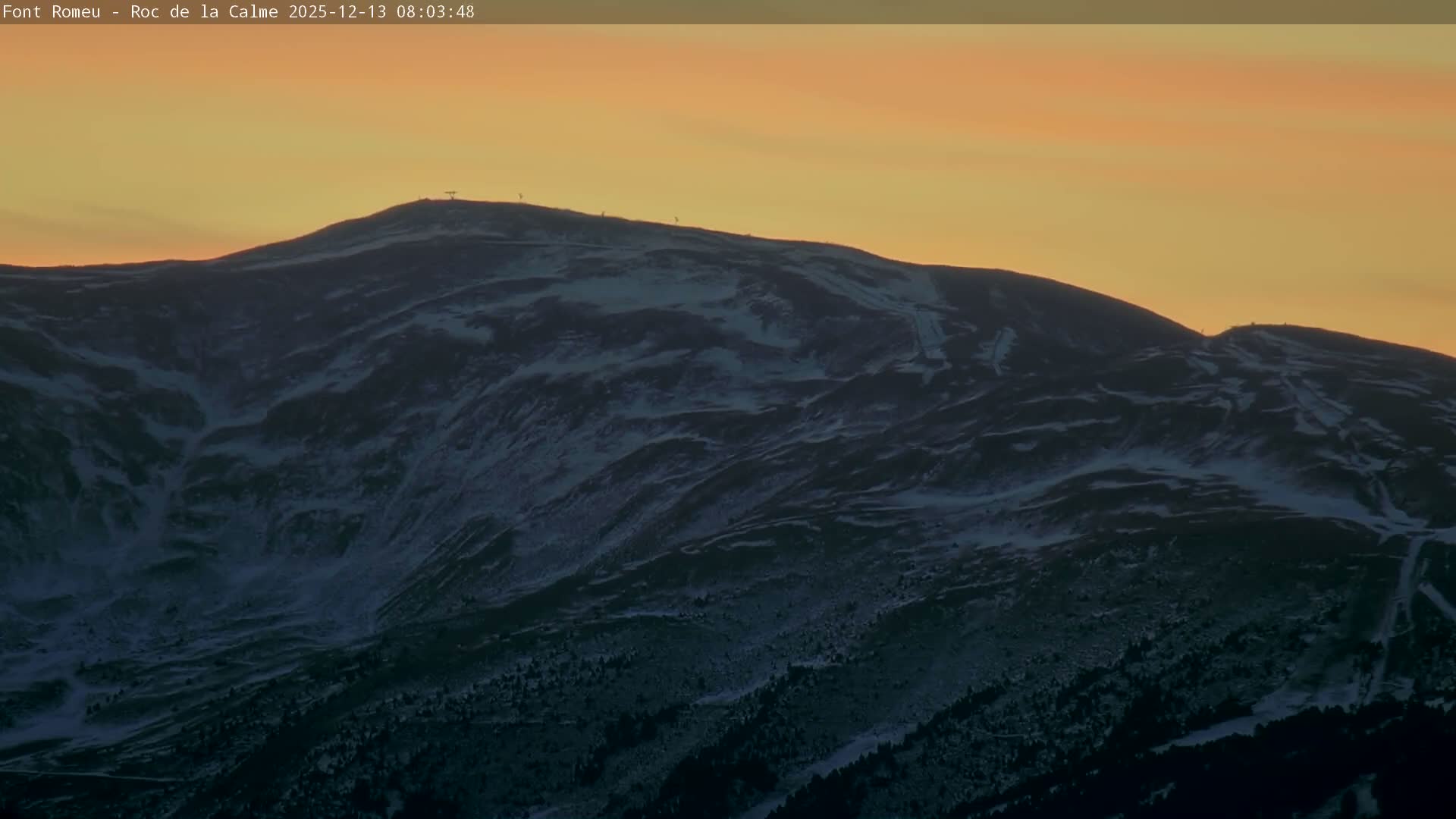 Font Romeu,  Haut du Roc de la Calme (Summit of the Rock of Calm) Live Cam - Prades, Pyrenees-Orientales, Occitanie, France