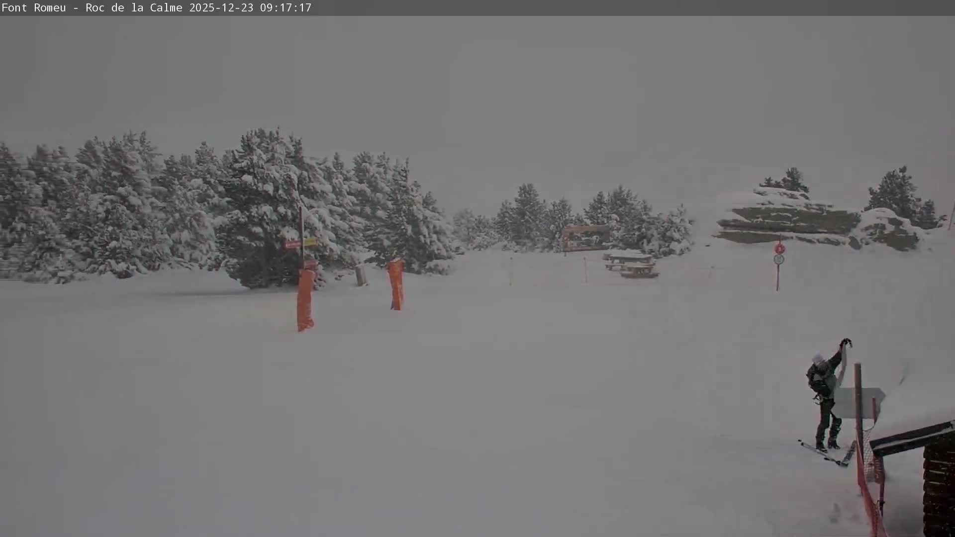 Font Romeu,  Haut du Roc de la Calme (Summit of the Rock of Calm) Live Cam - Prades, Pyrenees-Orientales, Occitanie, France