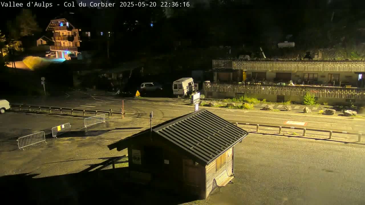 Le Biot,  Col du Le  Corbier Village  Pass Vallee, d'Aulps (Alps Valley) Live Cam - Thonon-les-Bains, Haute-Savoie, Auvergne-Rhône-Alpes, France