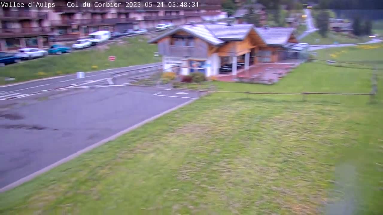 Le Biot,  Col du Le  Corbier Village  Pass Vallee, d'Aulps (Alps Valley) Live Cam - Thonon-les-Bains, Haute-Savoie, Auvergne-Rhône-Alpes, France