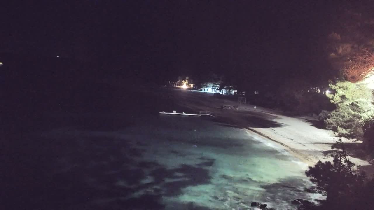 Otok  Brač Island, Bol Village Zlatni Rat Beach (Golden Horn Beach) Live Cam - Bol, Brac Island, Split-Dalmatia, Croatia