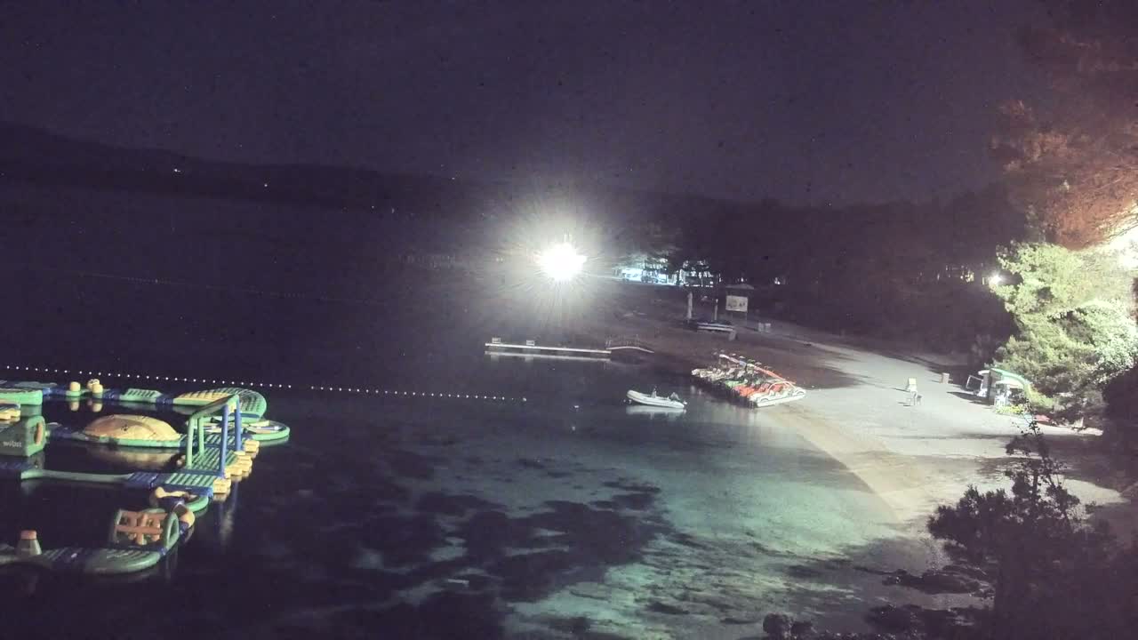 Otok  Brač Island, Bol Village Zlatni Rat Beach (Golden Horn Beach) Live Cam - Bol, Brac Island, Split-Dalmatia, Croatia